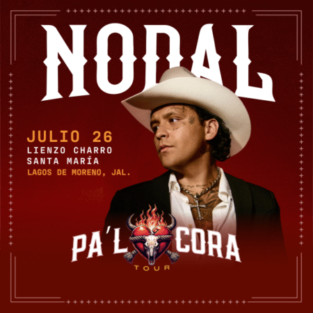 Christian Nodal - Lienzo Charro Sta. Maria- Feria Lagos - 26 Julio