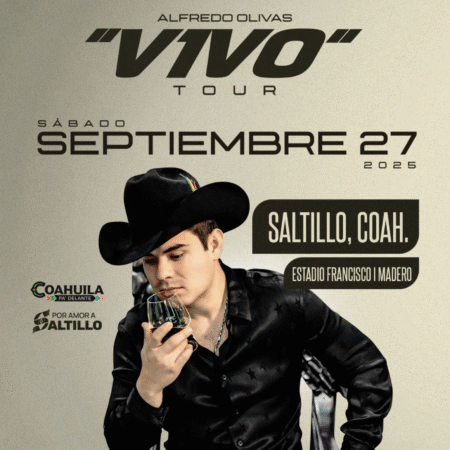 Alfredo Olivas- Vivo Tour - Estadio Francisco I Madero- Saltillo Coahuila - 27 Septiembre